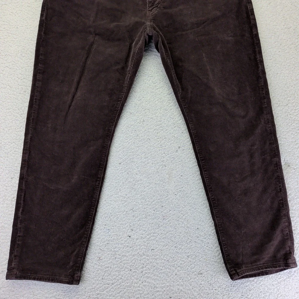 Mavi Marcus Slim Straight Leg Corduroy Pants Mens 40/30 Dark Brown‎ Stretch - Picture 6 of 10